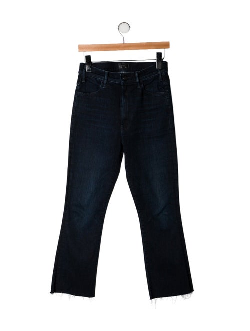 Mother Mid-Rise Straight Leg Jeans