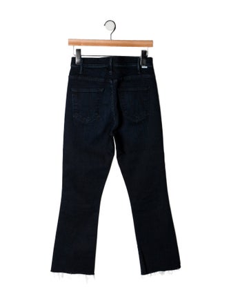 Mother Mid-Rise Straight Leg Jeans