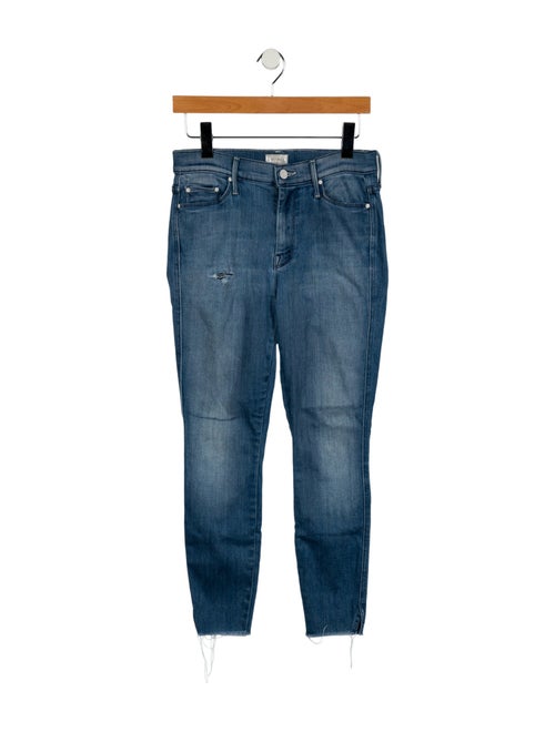 Mother Mid-Rise Skinny Leg Jeans