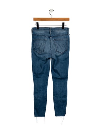 Mother Mid-Rise Skinny Leg Jeans