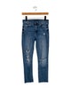 Mother Mid-Rise Straight Leg Jeans