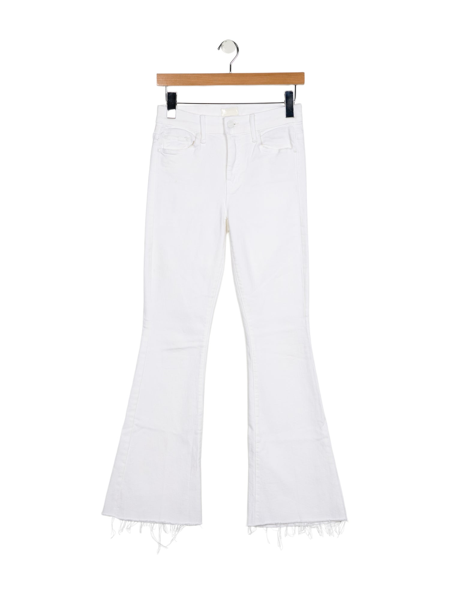 Mother Mid-Rise Wide Leg Jeans