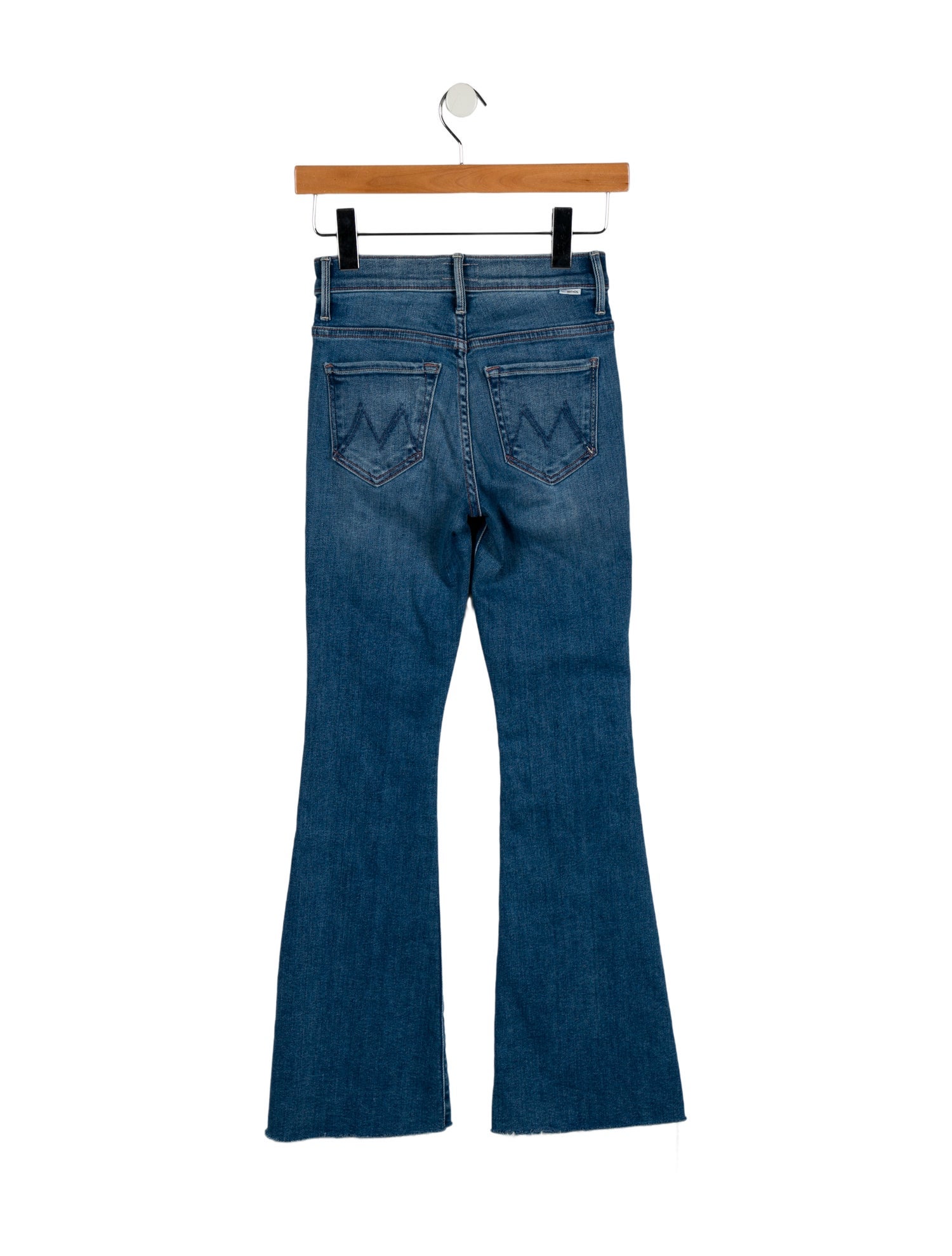 Mother Mid-Rise Wide Leg Jeans