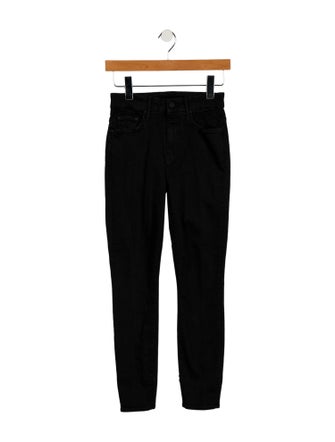 Mother Mid-Rise Skinny Leg Jeans