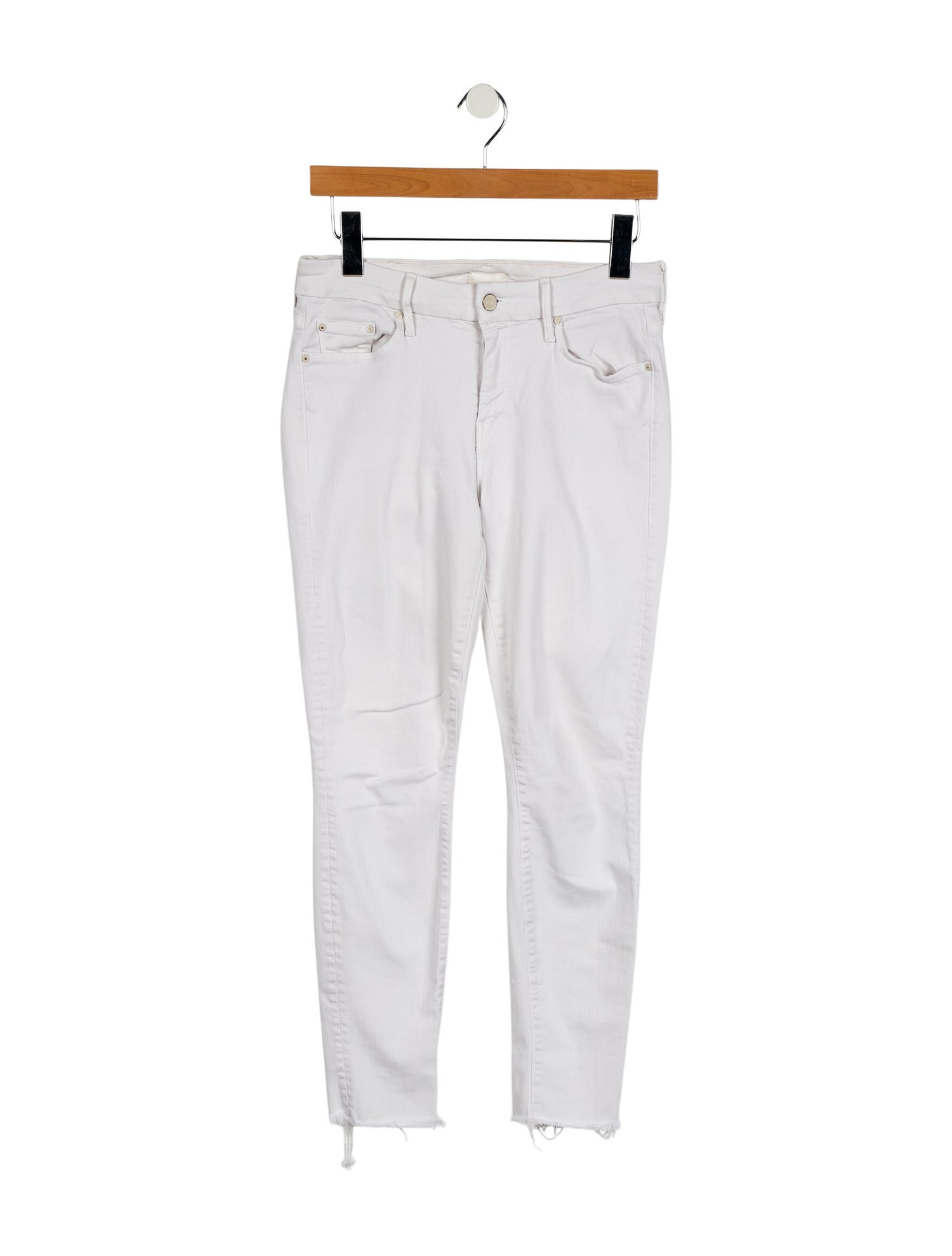 Mother Mid-Rise Skinny Leg Jeans