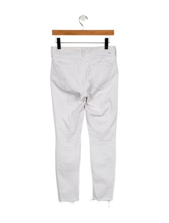 Mother Mid-Rise Skinny Leg Jeans