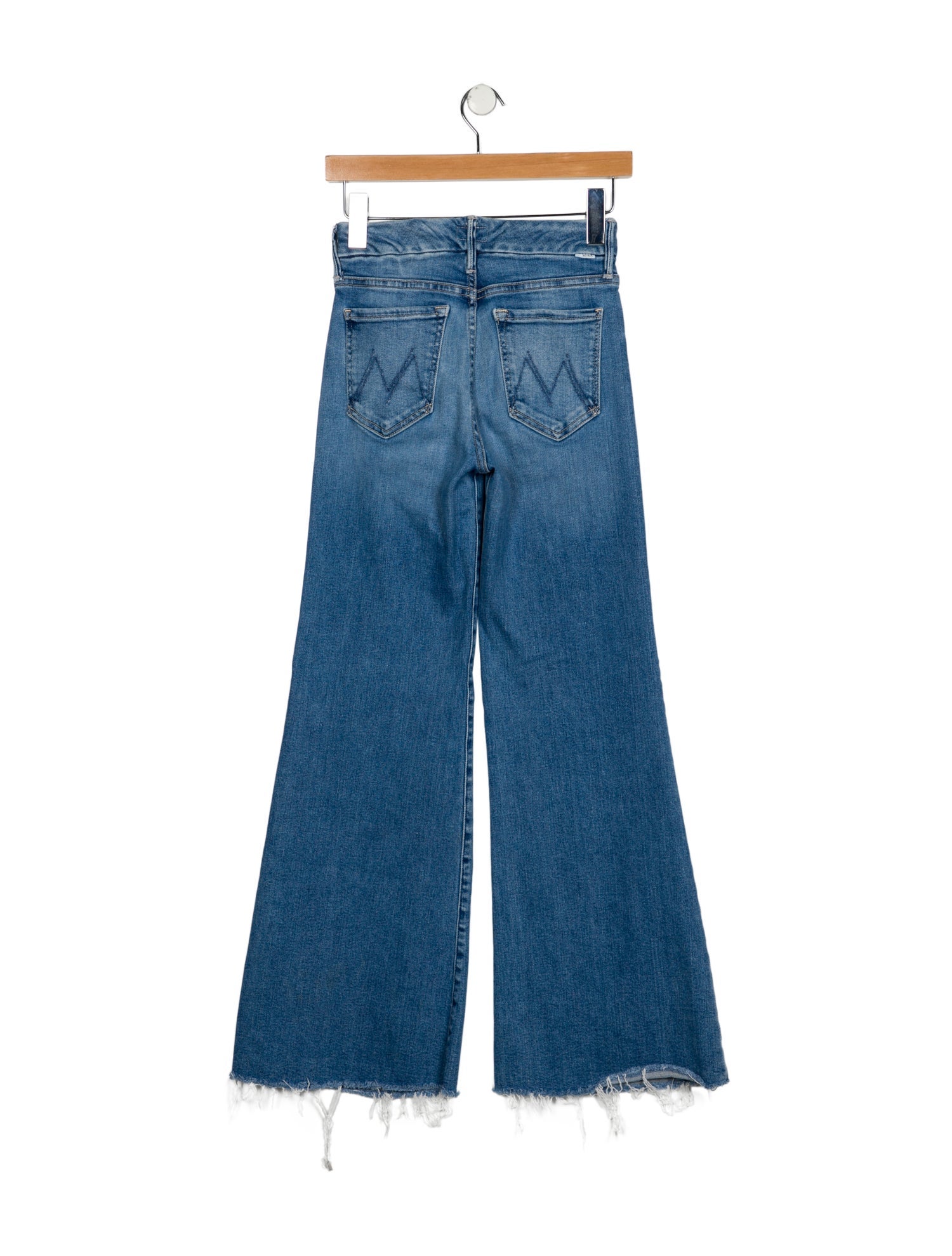 Mother Mid-Rise Wide Leg Jeans