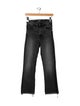 Mother Mid-Rise Straight Leg Jeans