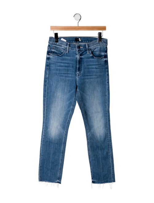 Mother Mid-Rise Straight Leg Jeans