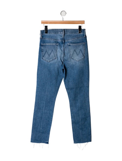 Mother Mid-Rise Straight Leg Jeans