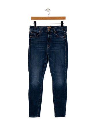 Mother Mid-Rise Skinny Leg Jeans