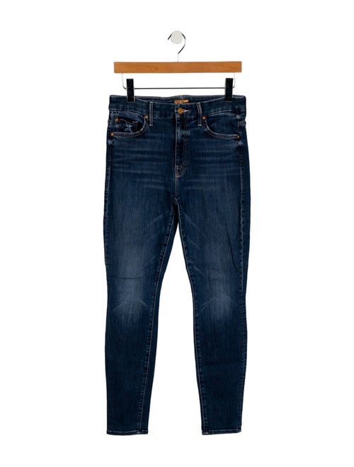 Mother Mid-Rise Skinny Leg Jeans