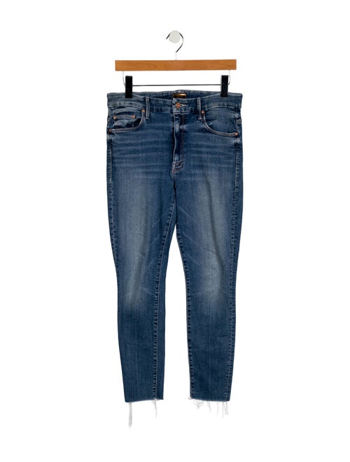 Mother Mid-Rise Skinny Leg Jeans
