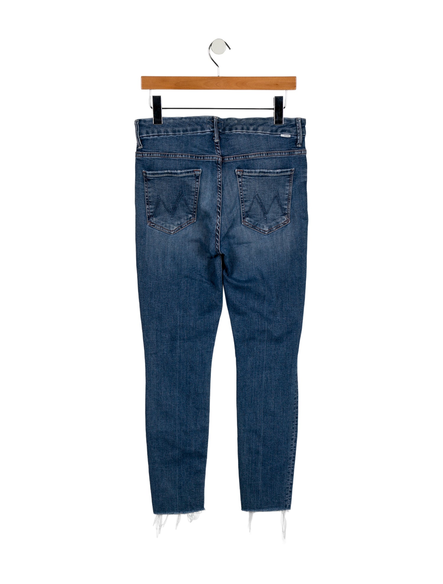 Mother Mid-Rise Skinny Leg Jeans