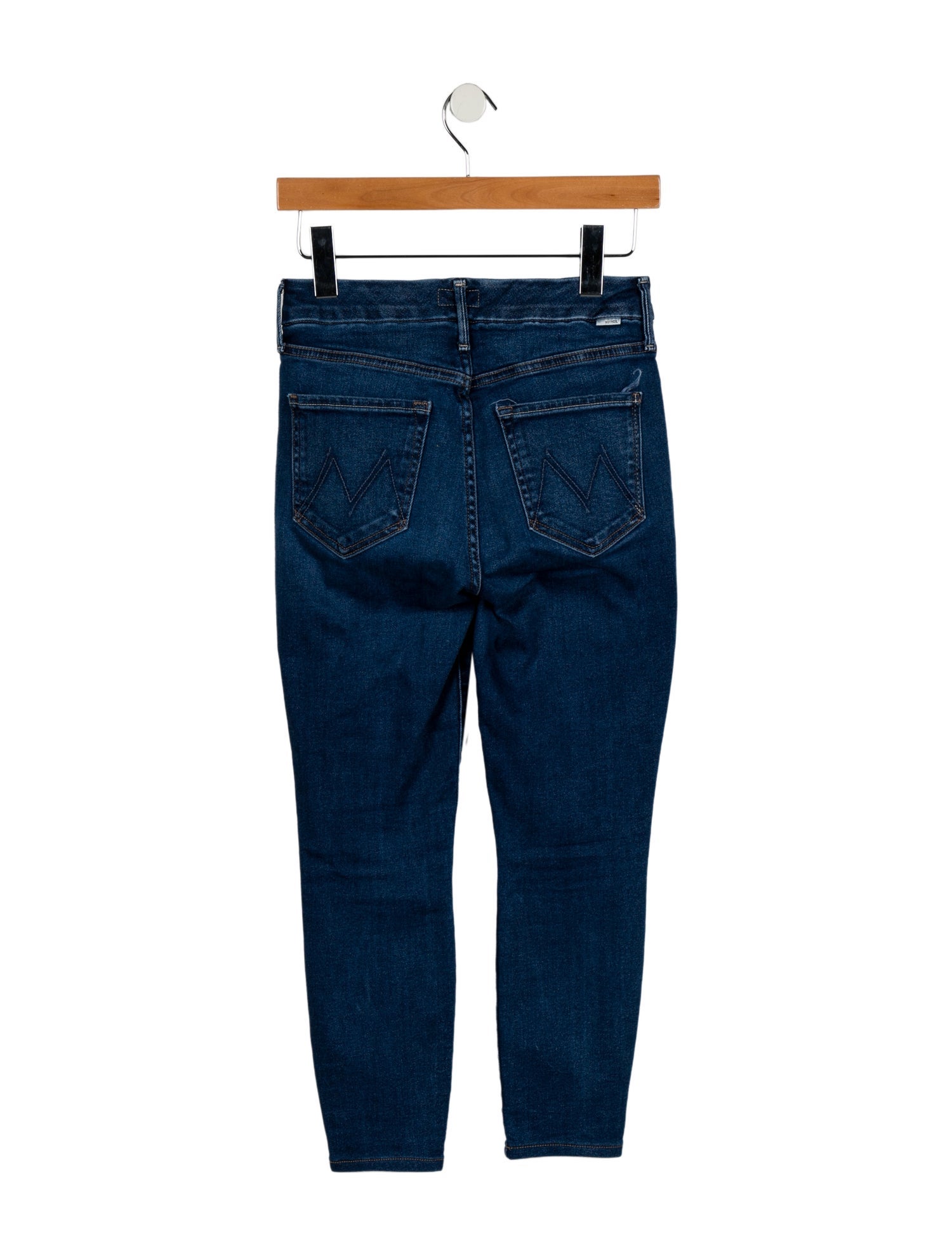 Mother Mid-Rise Skinny Leg Jeans