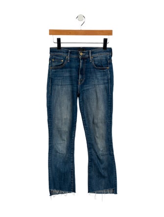 Mother Mid-Rise Straight Leg Jeans