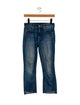 Mother Mid-Rise Straight Leg Jeans