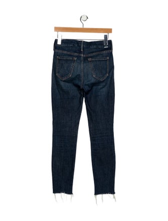 Mother Mid-Rise Skinny Leg Jeans