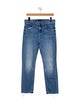 Mother Mid-Rise Straight Leg Jeans