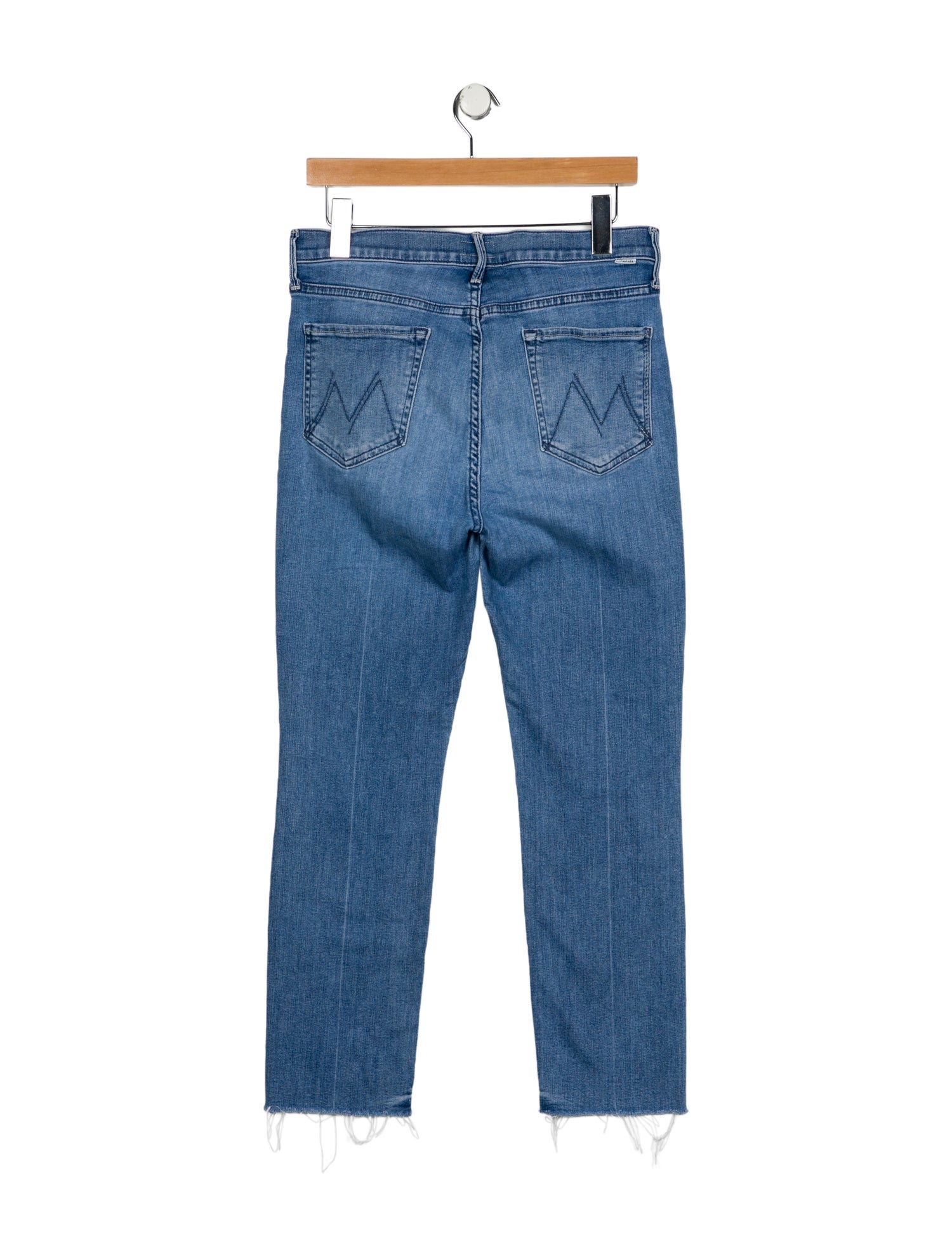 Mother Mid-Rise Straight Leg Jeans