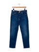 Mother Mid-Rise Straight Leg Jeans