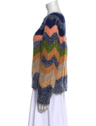 Mother Alpaca Printed Sweater