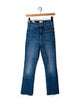 Mother Mid-Rise Straight Leg Jeans