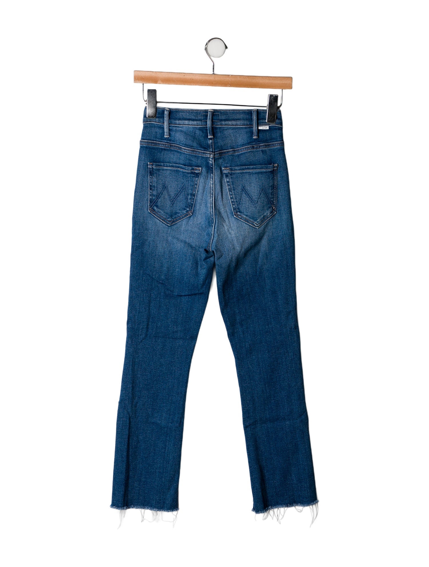 Mother Mid-Rise Straight Leg Jeans