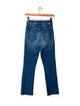 Mother Mid-Rise Straight Leg Jeans