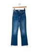 Mother High-Rise Straight Leg Jeans