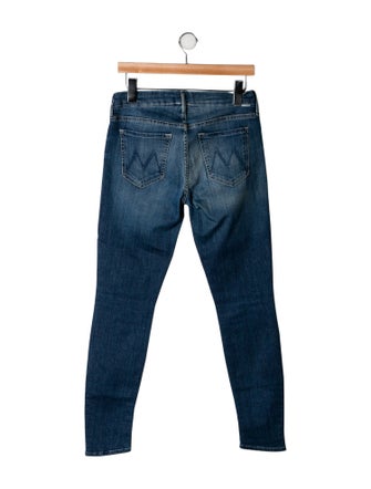 Mother Mid-Rise Skinny Leg Jeans