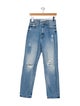 Mother High-Rise Straight Leg Jeans