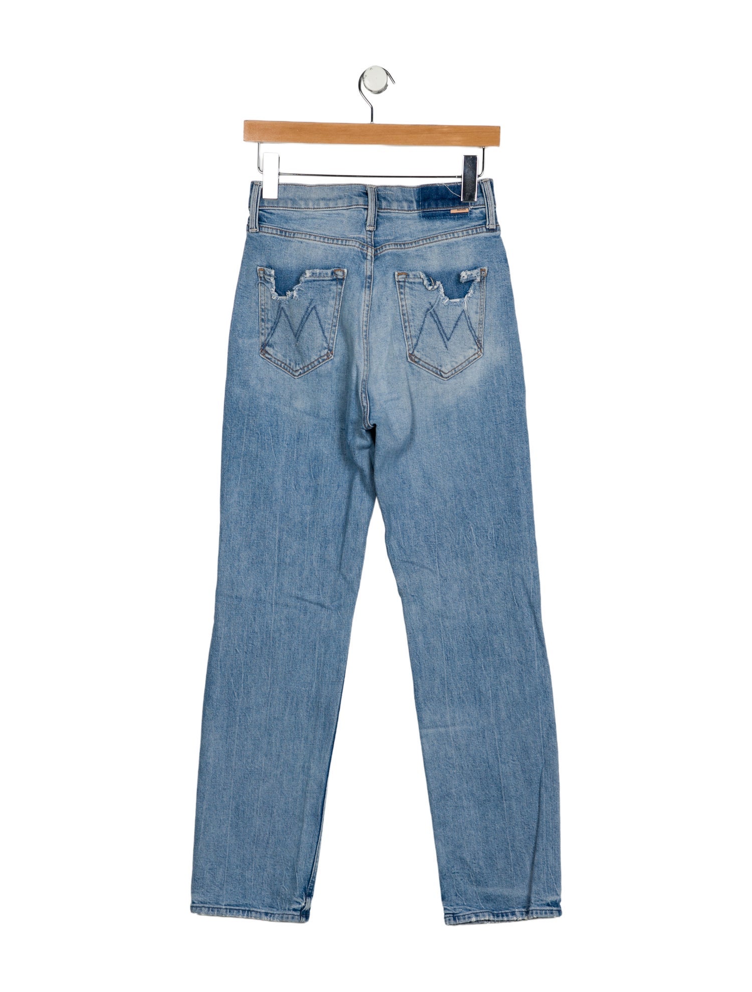 Mother High-Rise Straight Leg Jeans