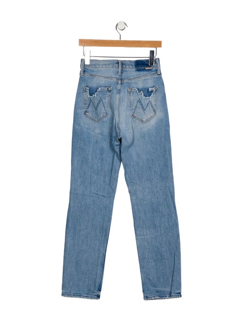 Mother High-Rise Straight Leg Jeans