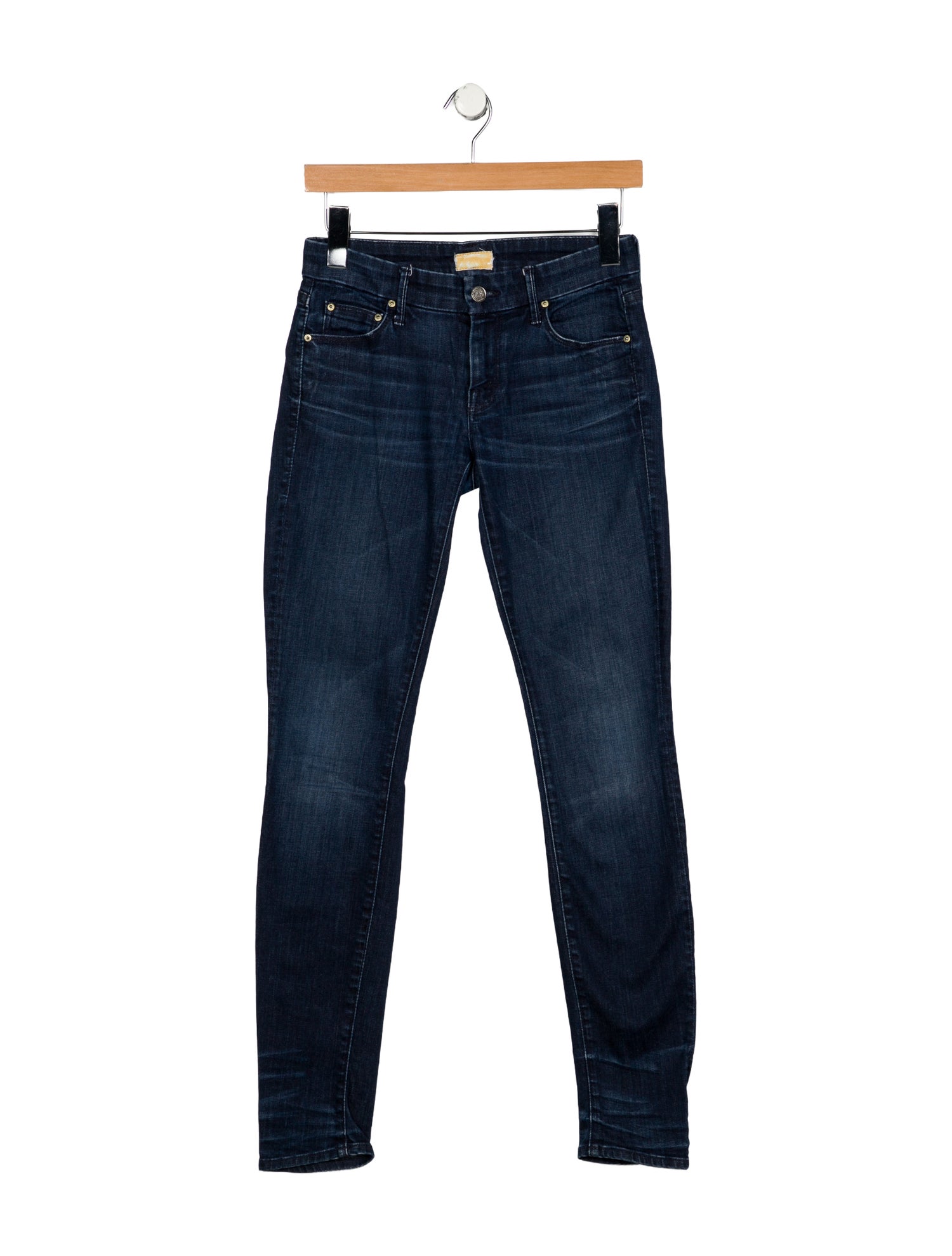 Mother Low-Rise Skinny Leg Jeans