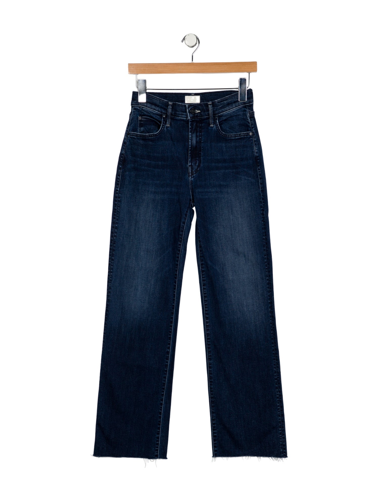 Mother Mid-Rise Straight Leg Jeans