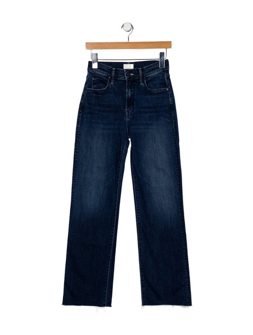 Mother Mid-Rise Straight Leg Jeans