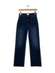 Mother Mid-Rise Straight Leg Jeans
