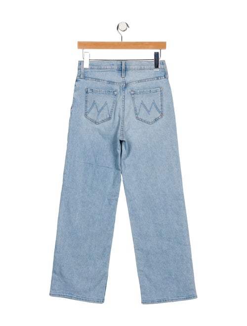 Mother Mid-Rise Wide Leg Jeans