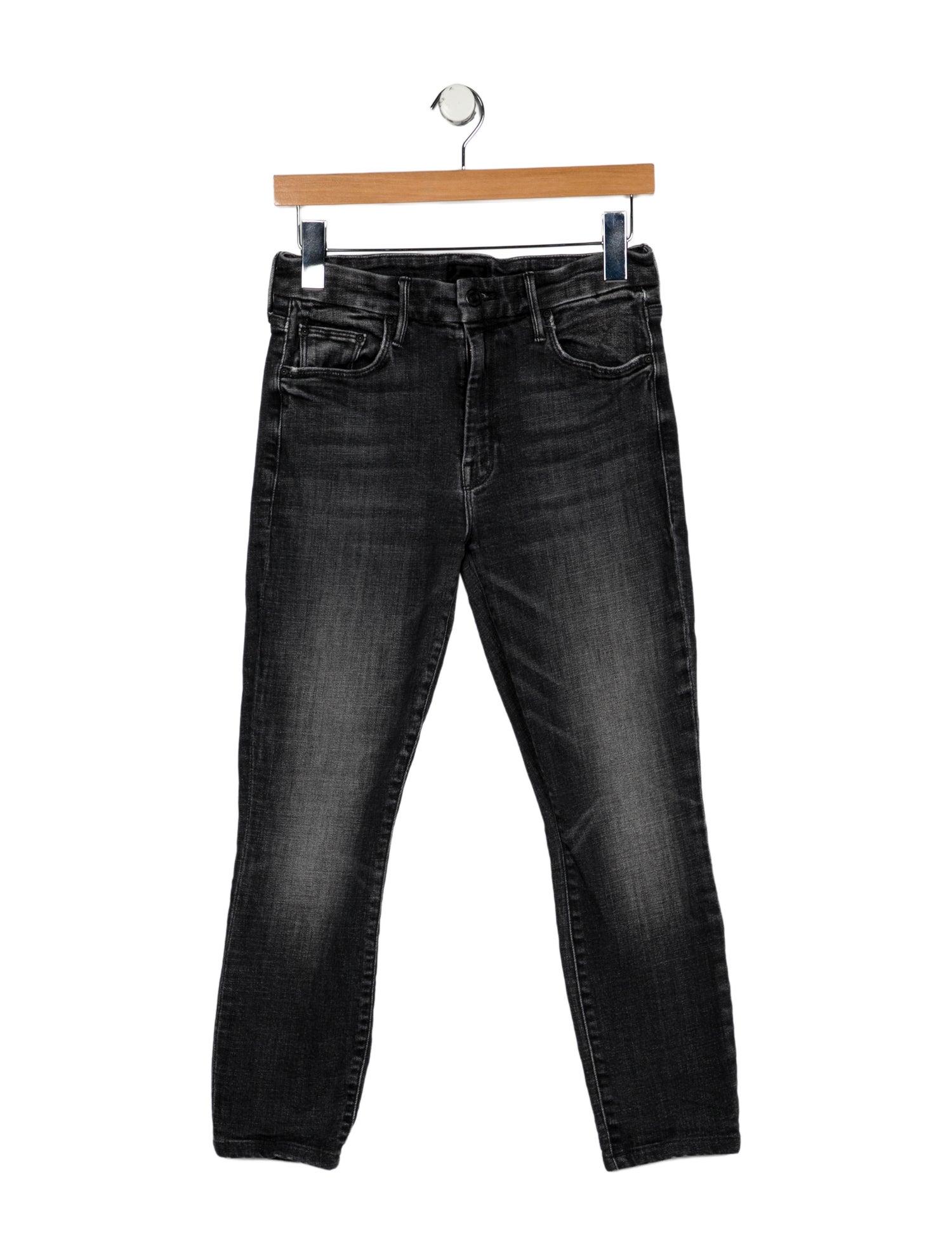 Mother Mid-Rise Skinny Leg Jeans