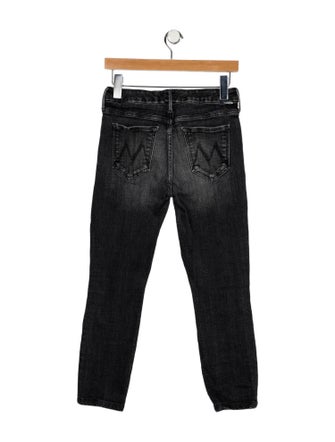 Mother Mid-Rise Skinny Leg Jeans