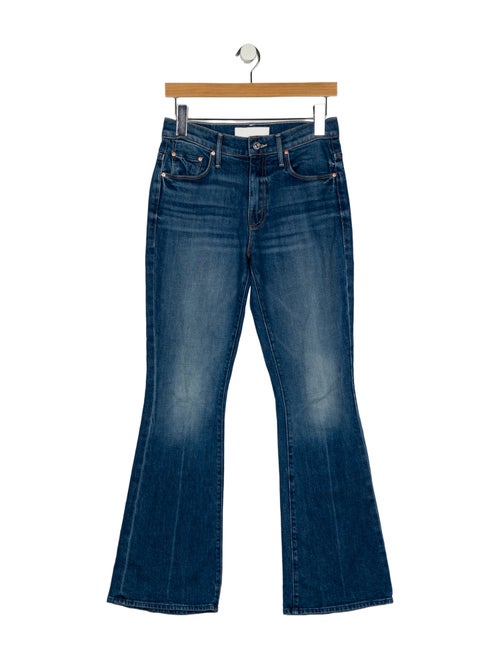 Mother Mid-Rise Wide Leg Jeans
