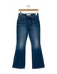 Mother Mid-Rise Wide Leg Jeans