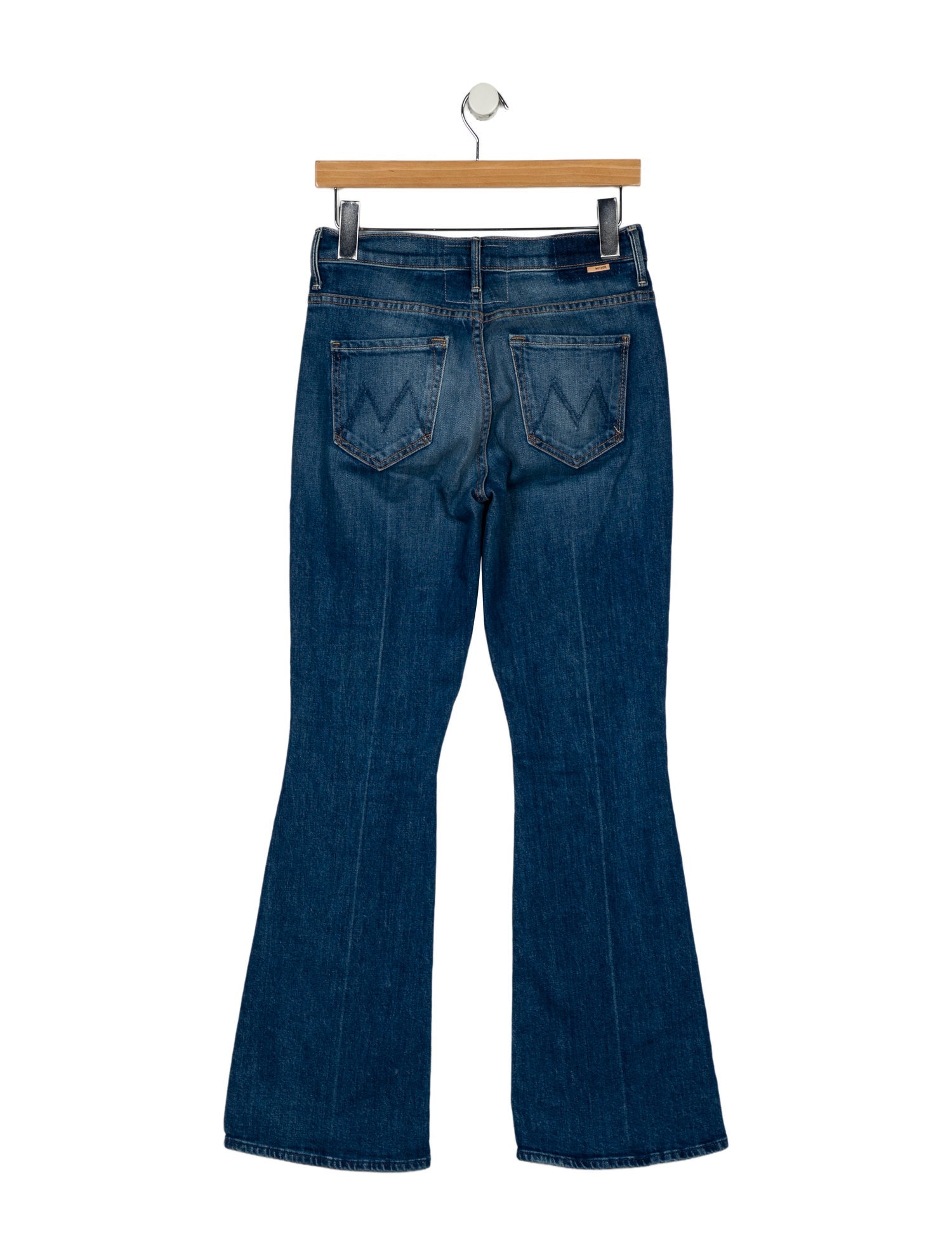 Mother Mid-Rise Wide Leg Jeans