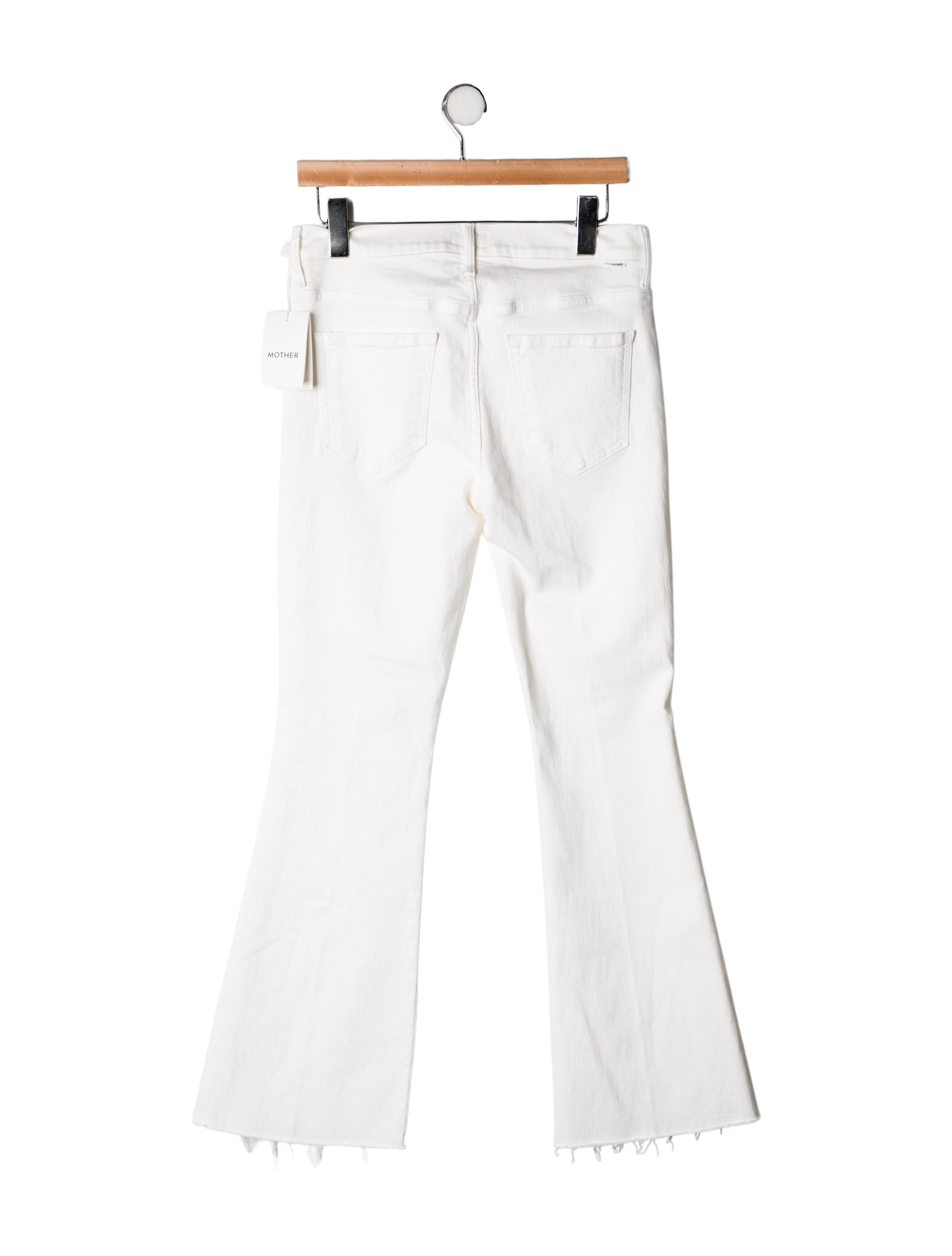 Mother Mid-Rise Wide Leg Jeans