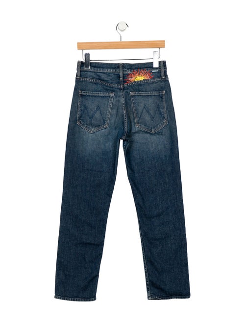 Mother High-Rise Straight Leg Jeans