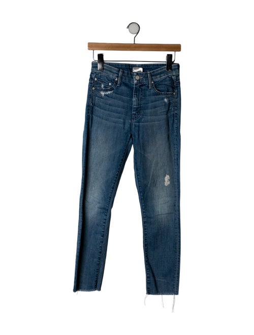 Mother Mid-Rise Skinny Leg Jeans