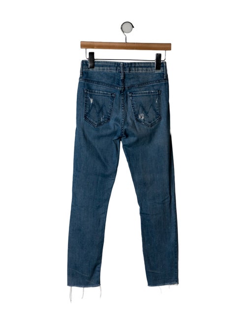 Mother Mid-Rise Skinny Leg Jeans