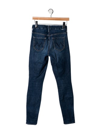 Mother Mid-Rise Skinny Leg Jeans