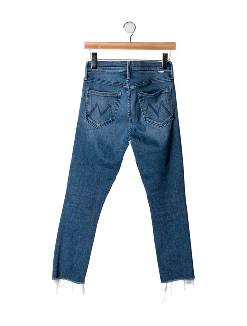 Mother Mid-Rise Straight Leg Jeans